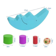 Wooden Moon Balancing Game