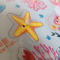 Wooden Sea Animal Pin Board