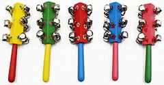 Wooden Square Bell Rattle Any 1 Random