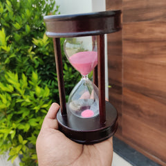 Wooden Timing sandglass- 10 minutes Timer