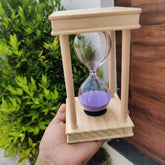 Wooden Timing sandglass- 15 minutes Timer