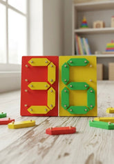 Wooden Digital Number Board Mathematics Game