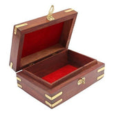 Brown Wooden Jewellery box Big 7*5 - pack of 1