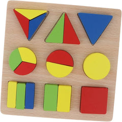 Wooden shapes Board- pack of 1 Random
