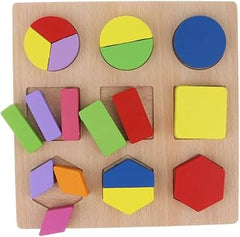 Wooden shapes Board- pack of 1 Random