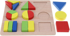 Wooden shapes Board- pack of 1 Random
