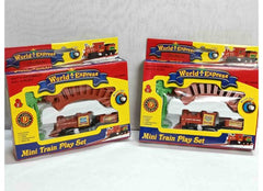 World Express Mini Train Play Set for Kids-Key Operated
