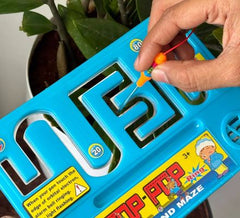 POP-POP Ring Mind Game,Eye & Hand Maze Game,Buzzer Game - maze game