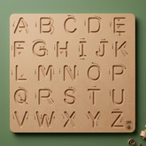 English Tracing Writing Practice Board - Capital ABCD