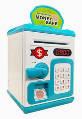 Money Bank for Kids with Fingerprint Sensor and 3-Step Safe Password Protection - 3X AA Battery Not Included