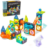 75 Pcs Light Magnetic Blocks with Light for Kids STEAM Toy
