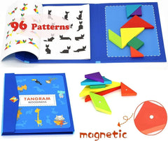 Wooden Magnet Tangram Puzzle Book