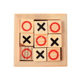 Play wooden Tic Tac Toe Fun Strategy Game - Naugh Crosses