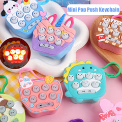 Quick Push Pop Game Console - Interactive Pounding Toy for Kids Mini Pop It Game