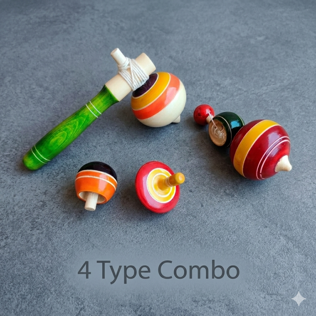 4 types wooden top combo
