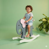 Rocking Elephant With Back Support - 20 days dispatch time