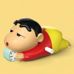 shinchan Movable Action Figure- PVC Wind-Up Moving Toy 12 cm, Funny Poseable Collectible Figure for Kids & Fans