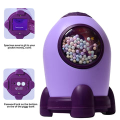 Digital Code Space Theme Piggy Bank Any 1