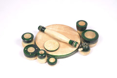 special kitchen set - pack of vessels with chappathi maker and roller