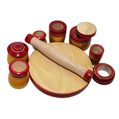 special kitchen set - pack of vessels with chappathi maker and roller