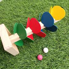 wooden Ball Goli Game - Flower Goli Game