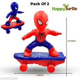 Pull out Spider Man Skating Sound Toy - Big 1 piece