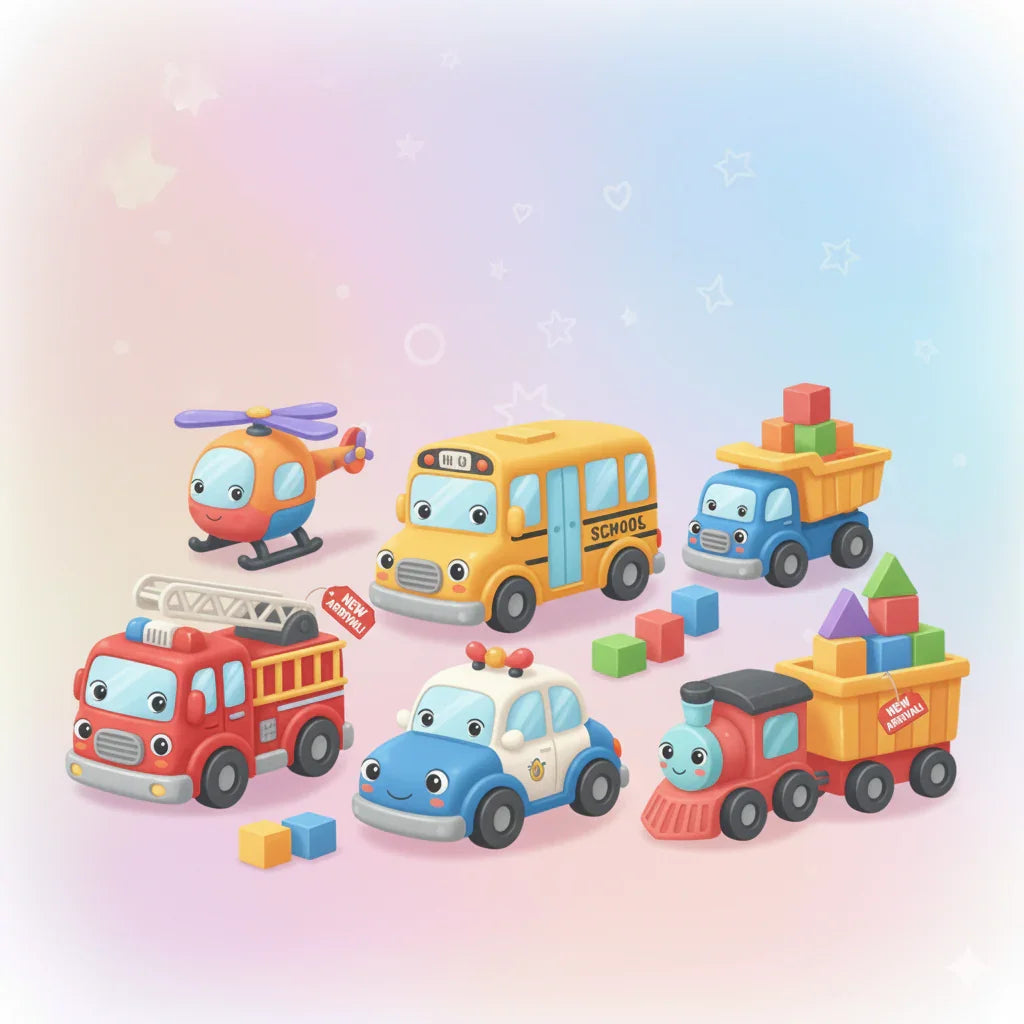 Car Toys, Vehichle Toys for 3-6 years old