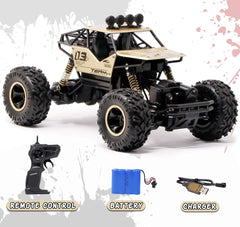 Rock Crawler Rock car Remote Control car,Smoke car 1:16 Scale,Metal car - Monster Truck Rock Crawler Climbing, Easy to Run car, Smoke car Spray car
