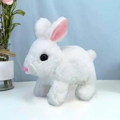 Moving Rabbit Stuffed Soft Plush Animal Toy with Sound music-Any 1 Random color