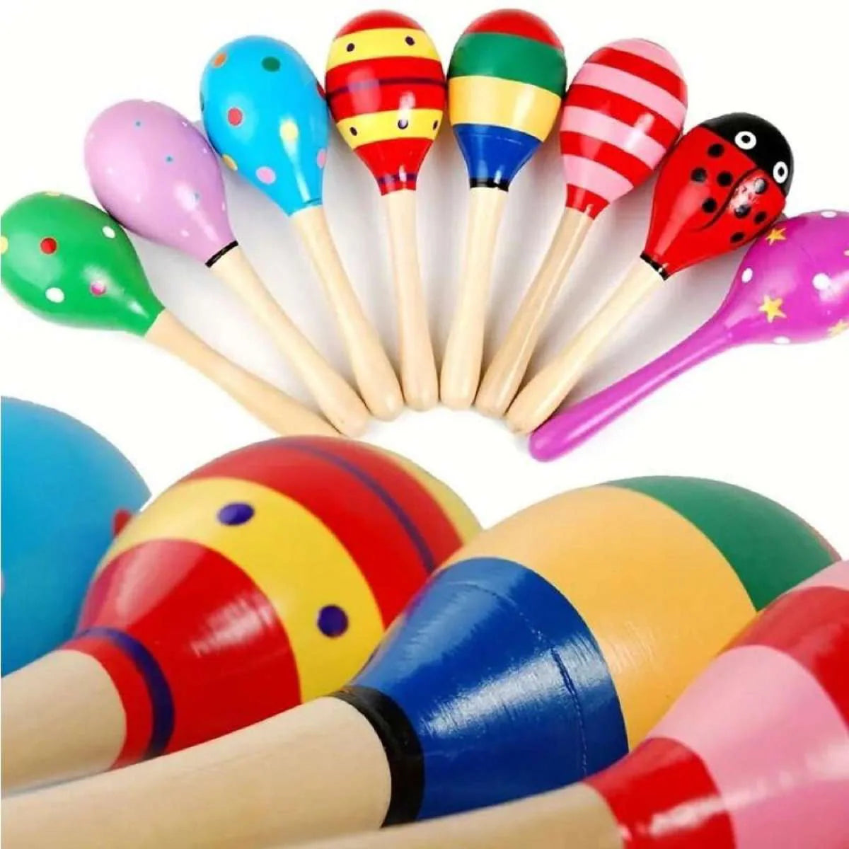colourful Egg Shaker Rattle small - mini - pack of 1