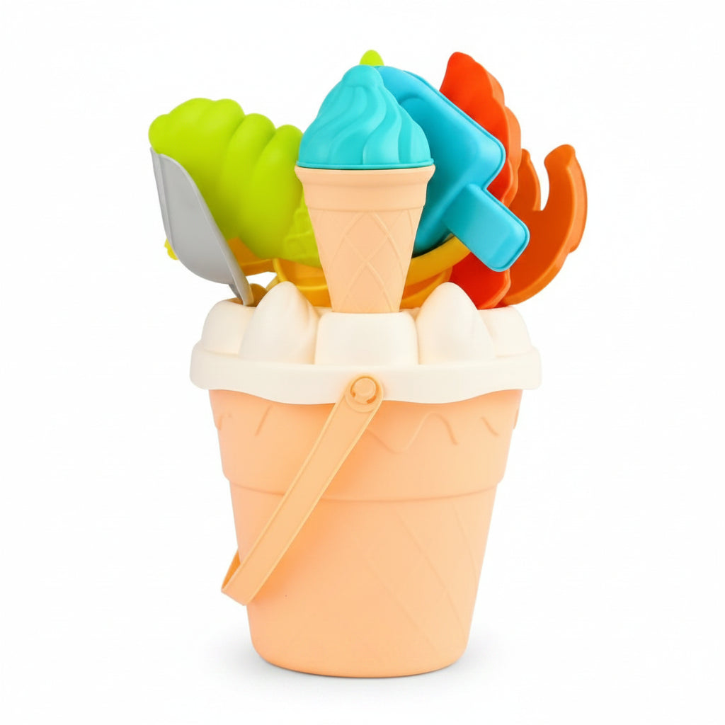 Premium 10 Pieces Beach Playset for Kids with Bucket