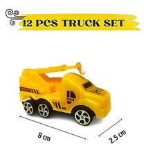 12 Pieces JCB Construction Truck Vehicle Pretend play Toy