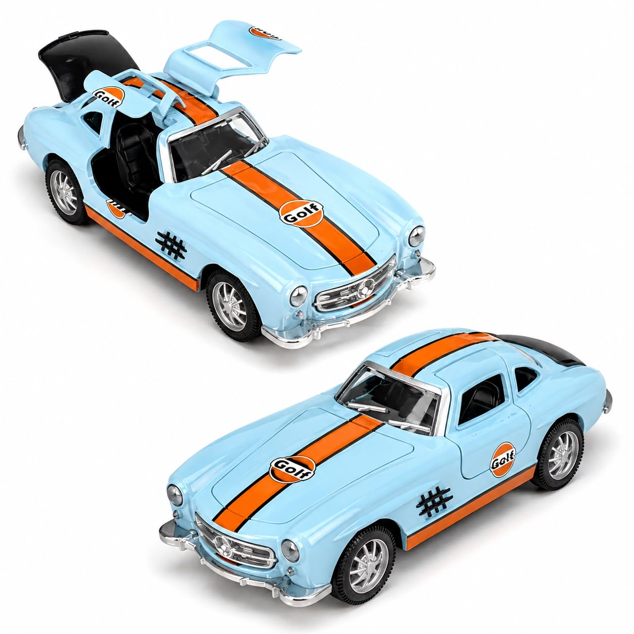 1:36 Scale Die Cast Mercedez-Benz Alloy Car Toy with Sound and Music