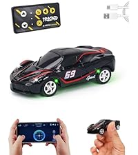 1:64 Mini RC Car Dual Mode 2.4G Dritf Racing Alloy Remote Control Car -Mobile App Control-Any 1