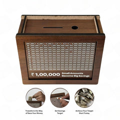 1 Lakh Money Saving Bank Box BIG -with FREE Marker Pen