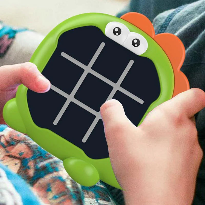 2-in-1 Tic Tac Toe Portable Game - Play Anytime, Anywhere!(Battery Included)
