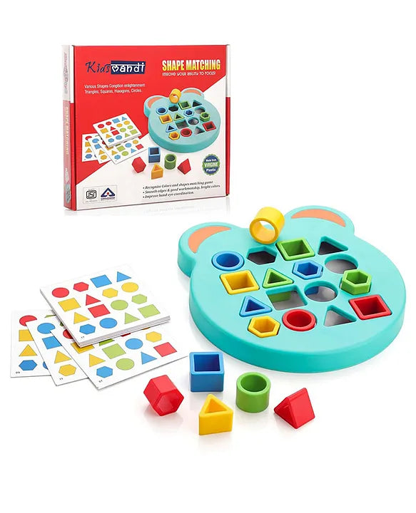 Geometric Shape And Color Matching Board - Big
