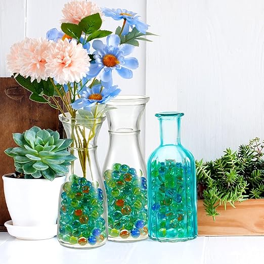 10 Pieces Playing Glass Marbles for Playing and Decoration Cat Eye Glass Kanche Marble Balls Goli for Kids