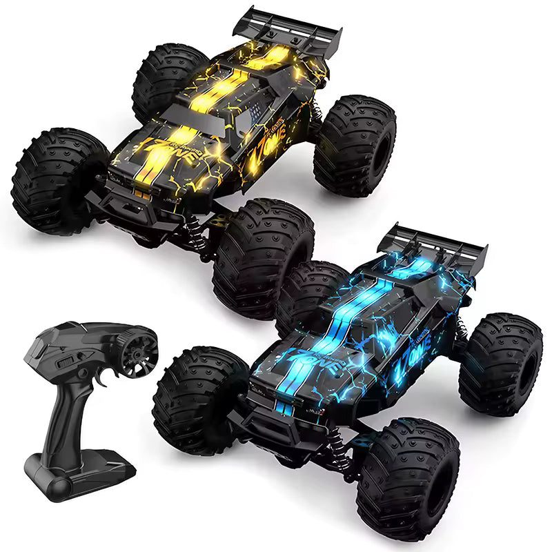 20+ mph High Speed Glowing RC Car with Body Lights & Headlights Supersonic Hobby Rc Car, Remote Control Off-Road Truck, Rc Trucks with Rechargeable Batteries