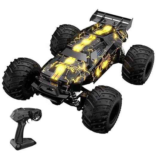 20+ mph High Speed Glowing RC Car with Body Lights & Headlights Supersonic Hobby Rc Car, Remote Control Off-Road Truck, Rc Trucks with Rechargeable Batteries