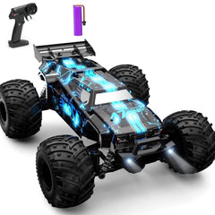 20+ mph High Speed Glowing RC Car with Body Lights & Headlights Supersonic Hobby Rc Car, Remote Control Off-Road Truck, Rc Trucks with Rechargeable Batteries