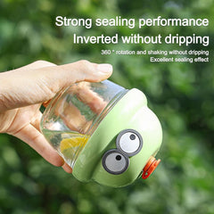 210ml Cute Cartoon Drinking Glass Straw Cup for Kids - Any 1 Random