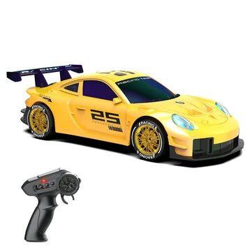 Yellow Metallic RC Drift Car - High Performance 36 Custom Series Remote Control Racing Toy