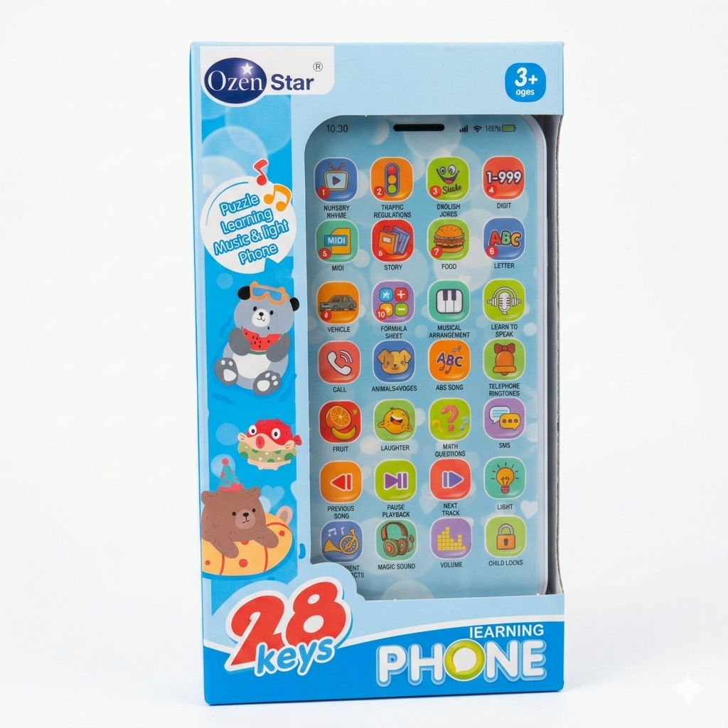 28 Functions Learning Phone for Kids-C type Charging