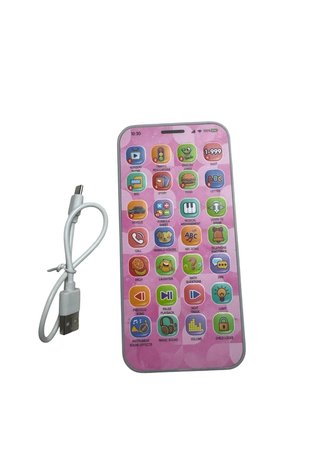 28 Functions Learning Phone for Kids-C type Charging