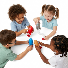 2 Pack Rocket Pop Tube Suction Cup Toys – Sensory & Fine Motor Fidget Toys for Toddlers-Any 2