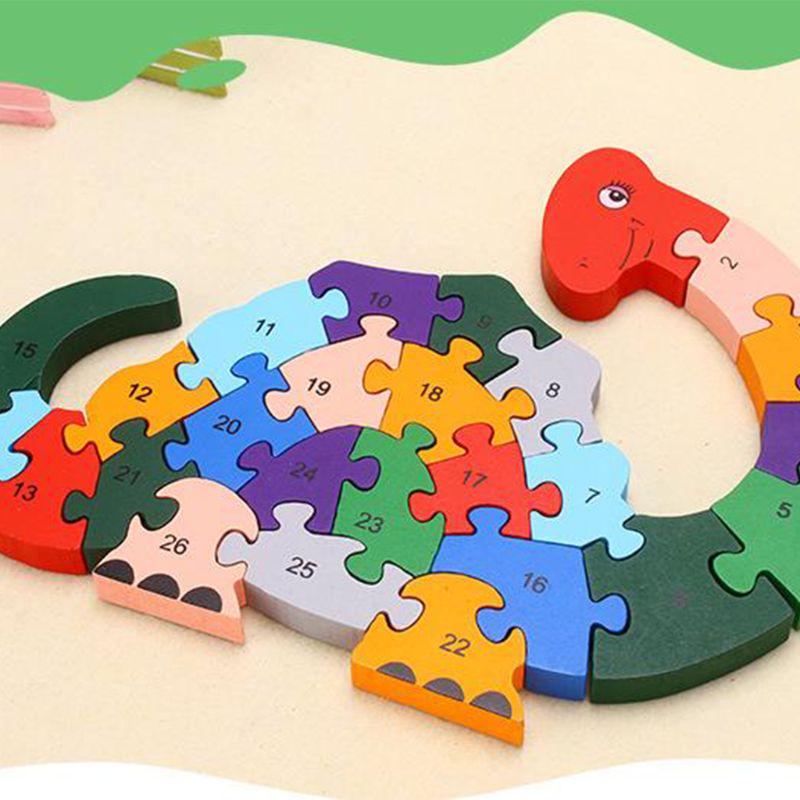 2 in 1 Animal Puzzle - Pack of 1 - Dino