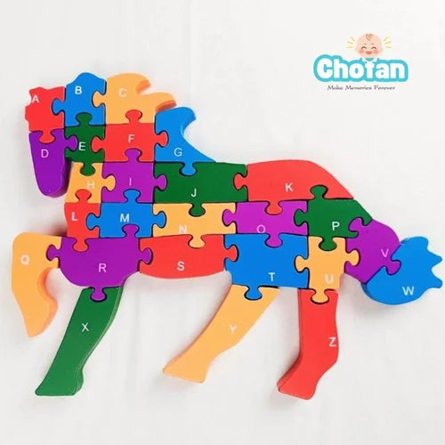 2 in 1 Animal Puzzle - Pack of 1 - Horse