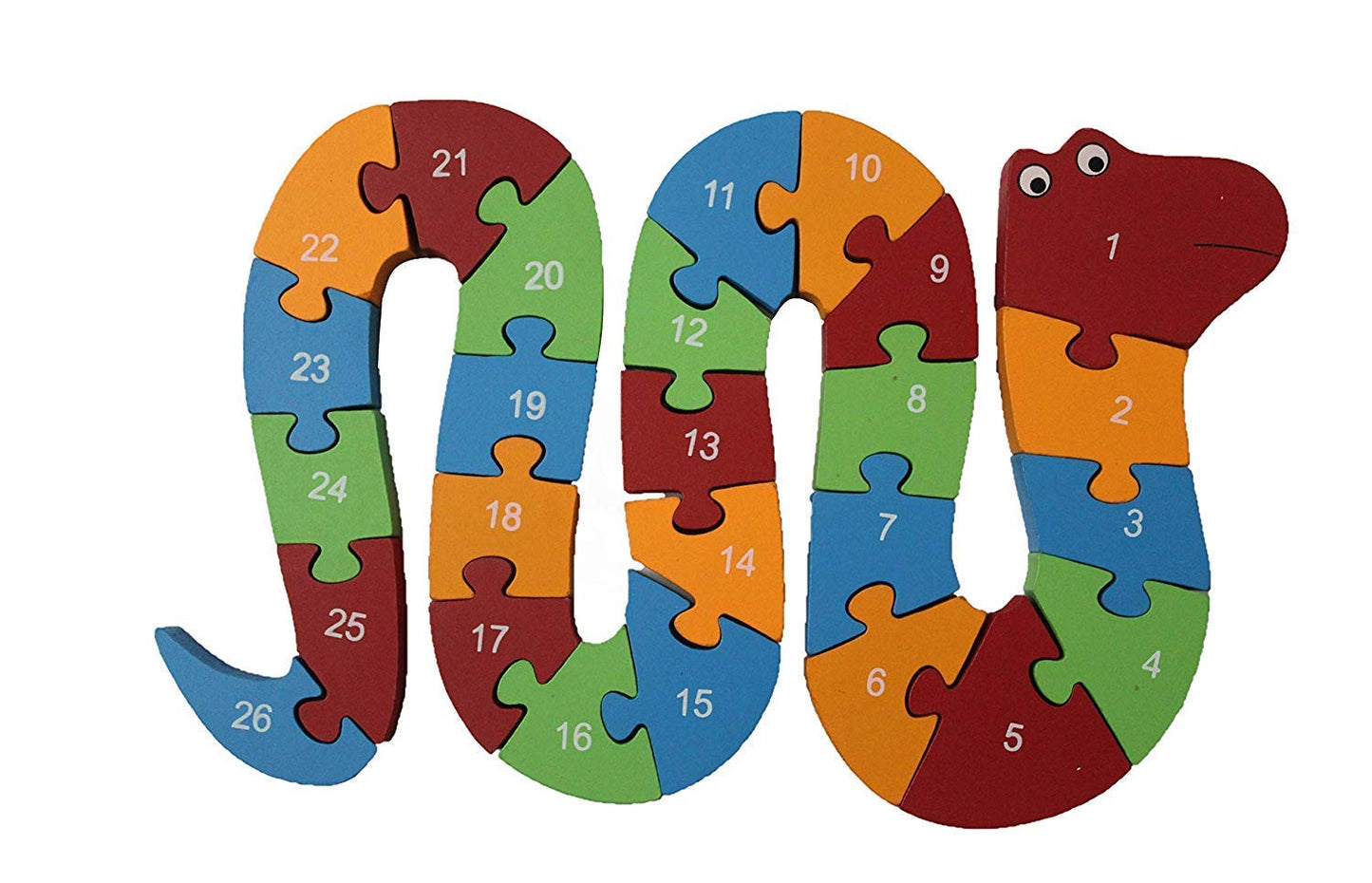 2 in 1 Animal Puzzle - Pack of 1 - Snake