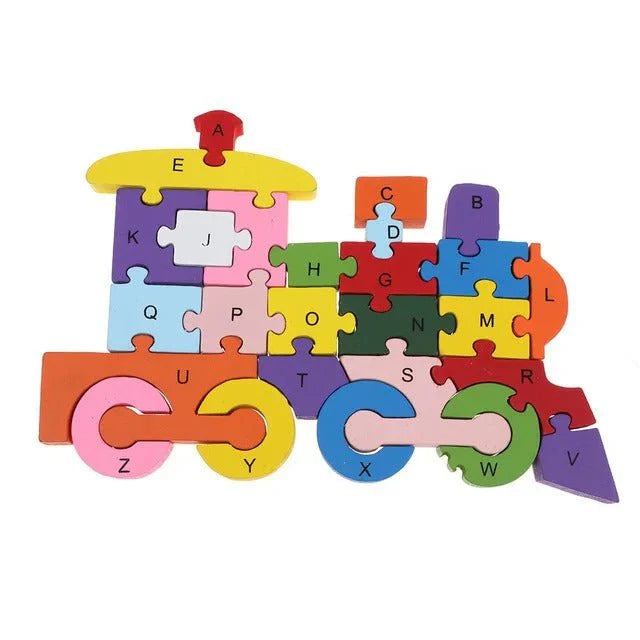 2 in 1 Animal Puzzle - Pack of Any 1 Train Engine